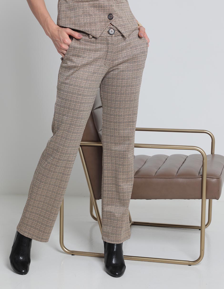 Pantalón de vestir straight para mujer 1