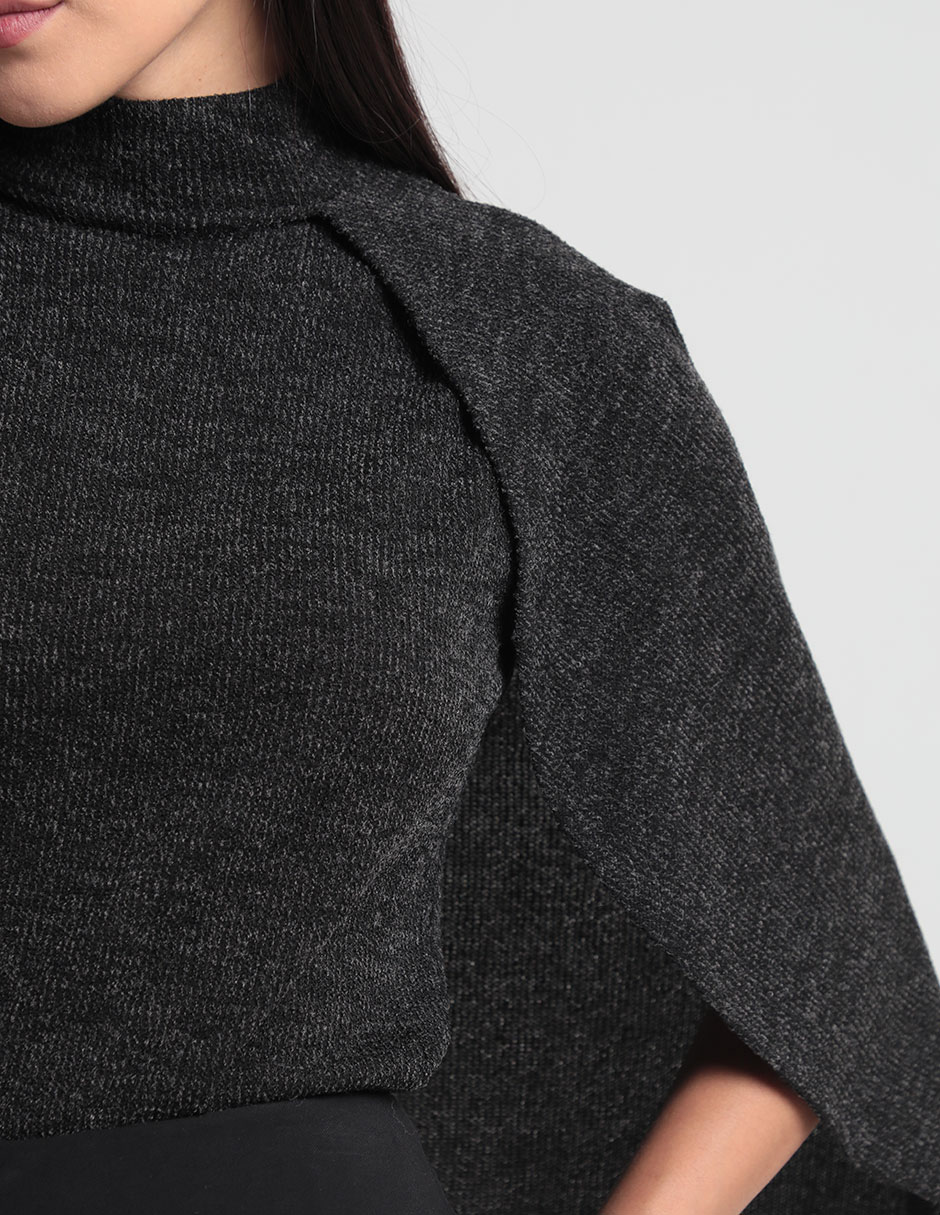 Suéter cuello alto para mujer 4