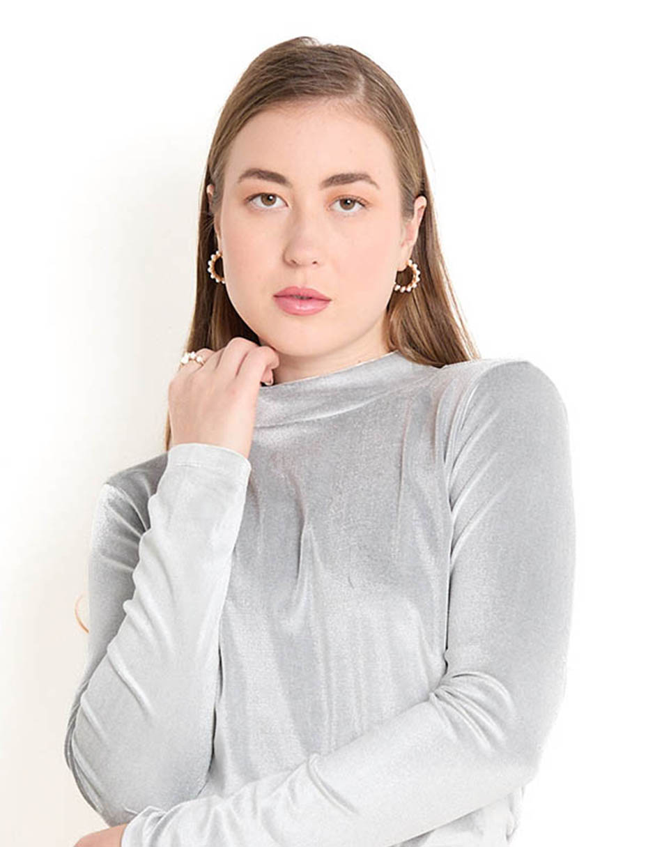 Blusa manga larga para mujer 4