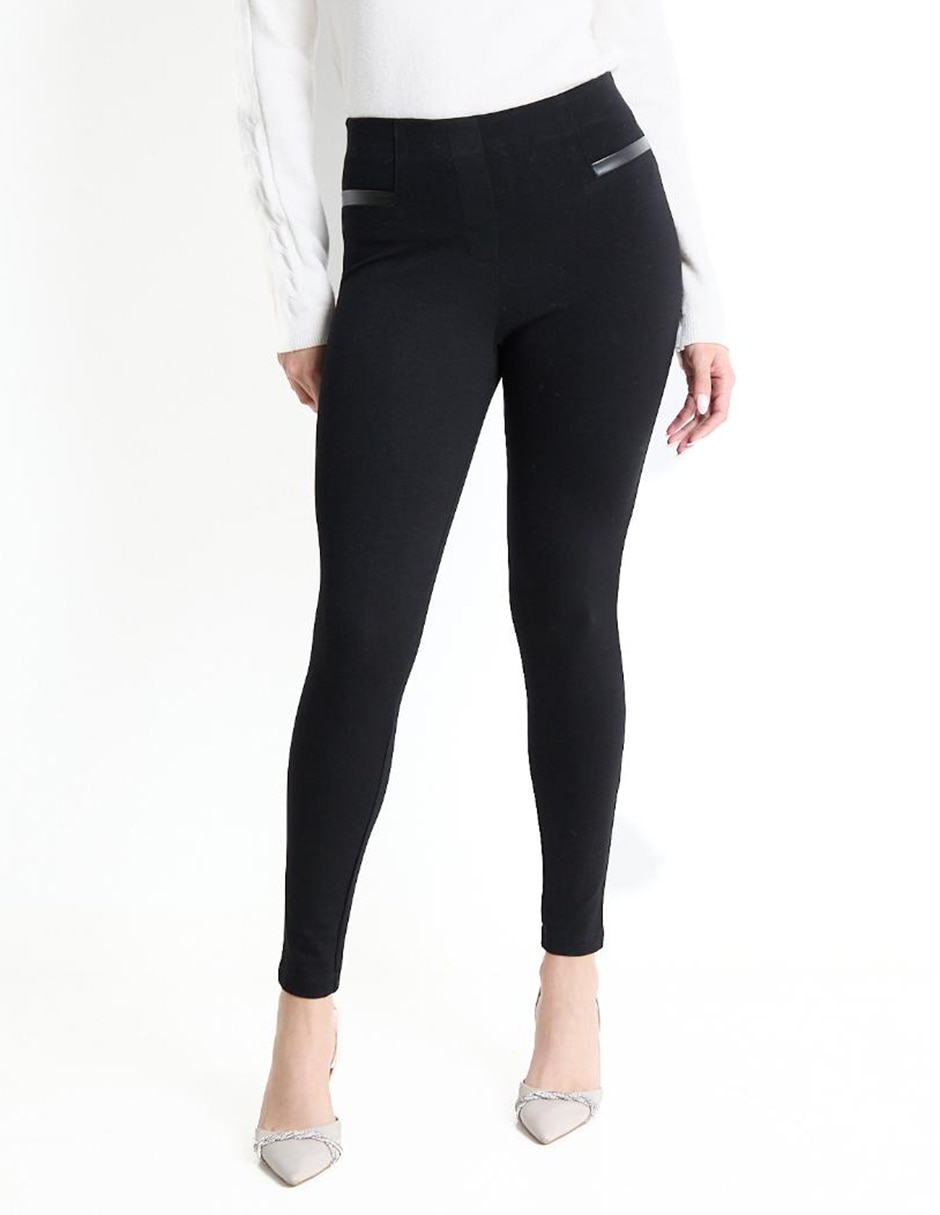Legging a la cintura con elástico para mujer