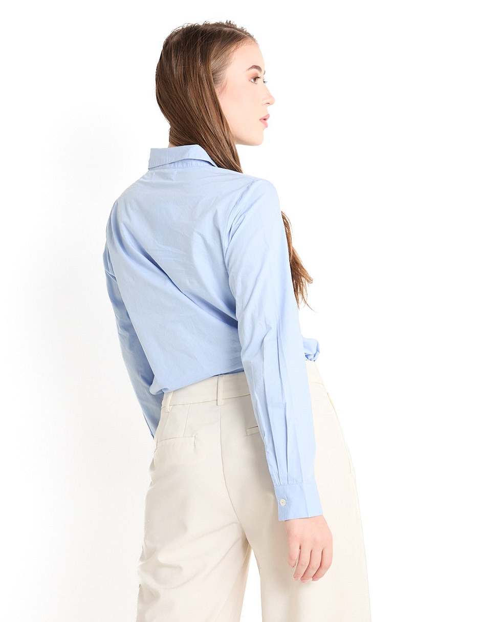 BLUSA COM25306-01 C, EG, BRUNNERA BLUE