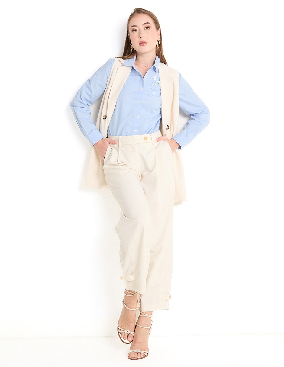 BLUSA COM25306-01 C, EG, BRUNNERA BLUE