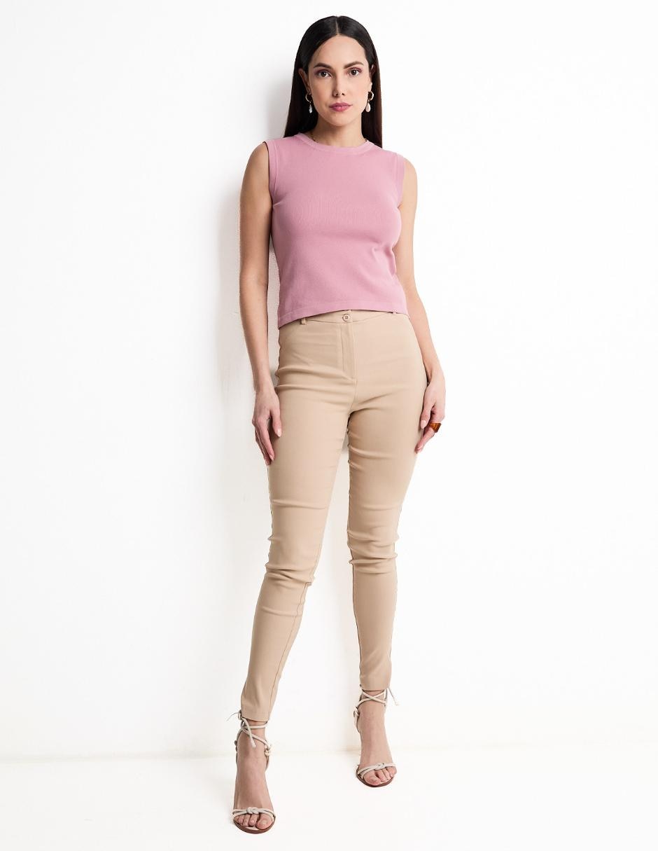 Pantalón de vestir ultra skinny para mujer 3