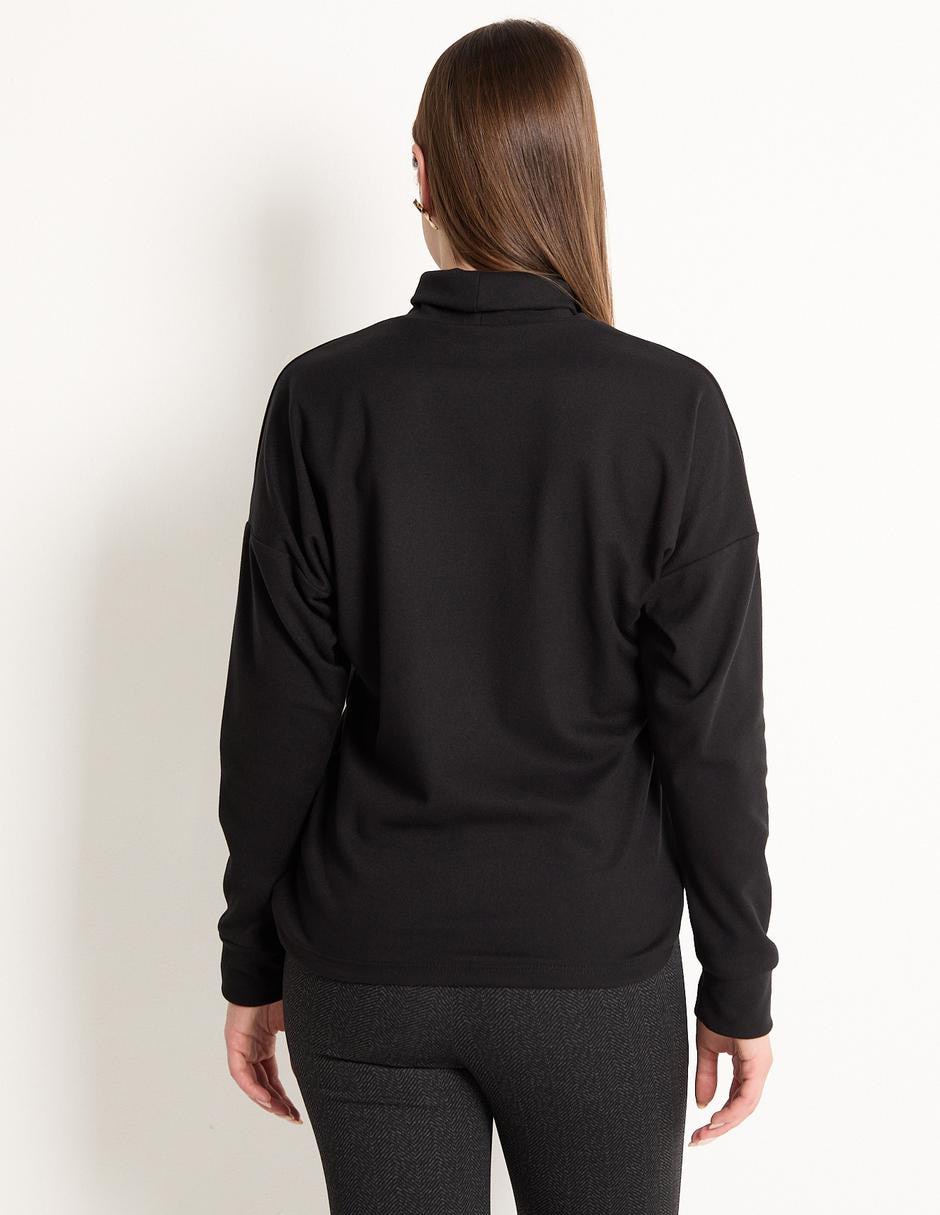 SUDADERA CONTEMPO, NEGRO