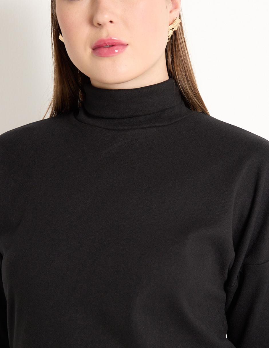 SUDADERA CONTEMPO, NEGRO