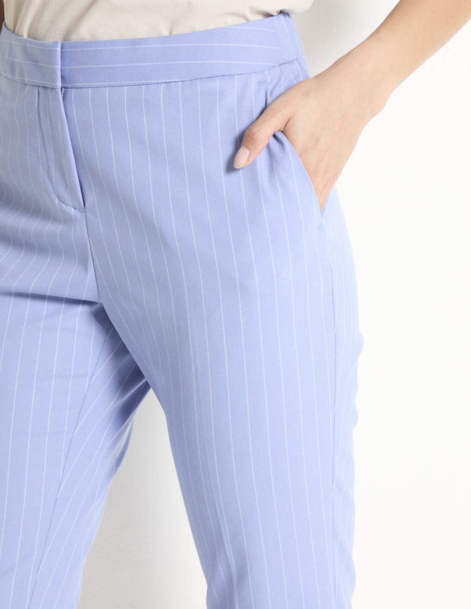 Pantalón de vestir slim para mujer 4