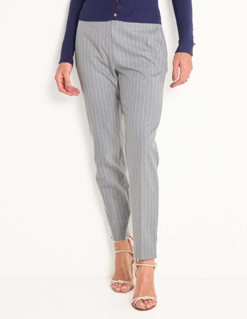 Pantalón de vestir slim para mujer