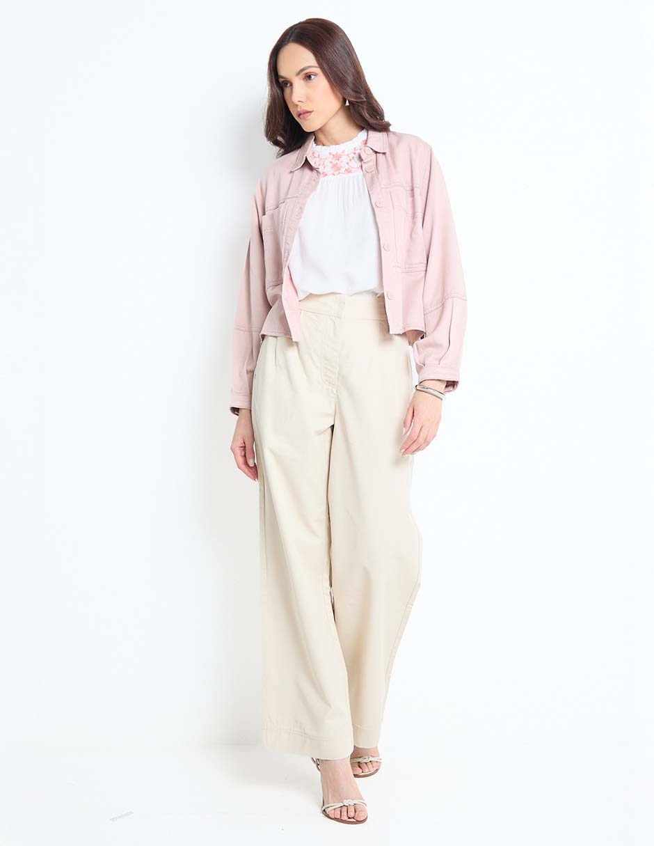 Pantalón de vestir amplio para mujer 3