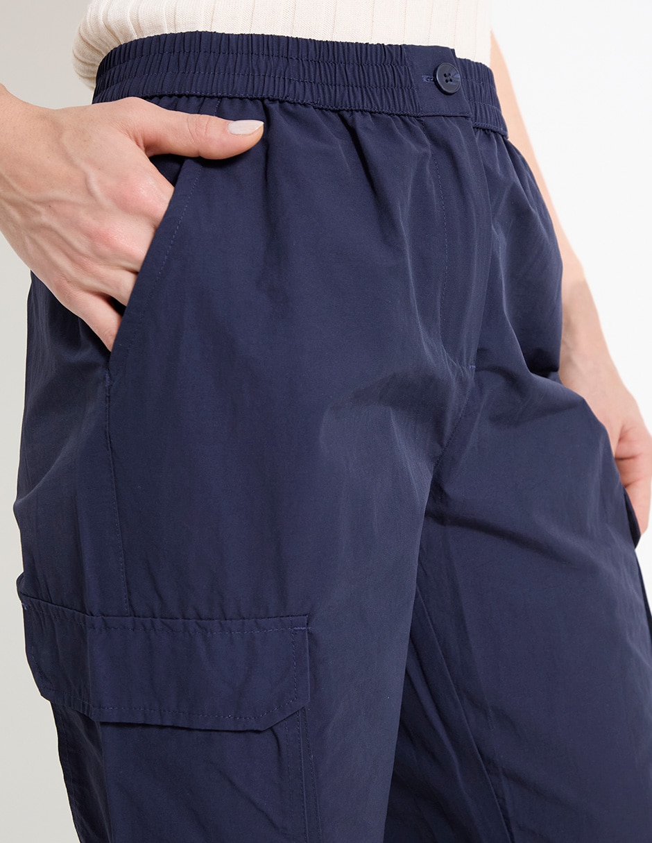Pantalón jogger regular para mujer 4