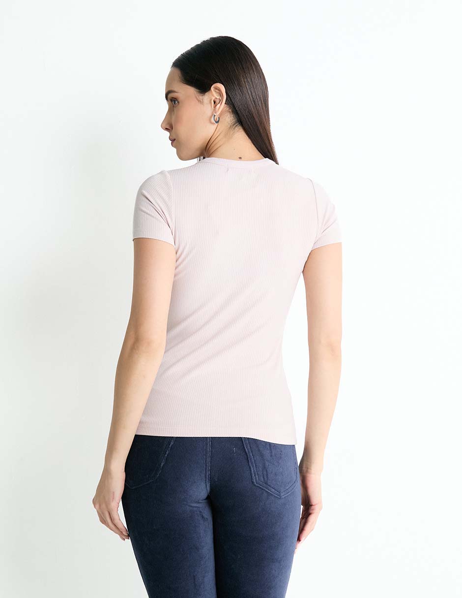 PLAYERA COM25642-01, M, VIOLETA SUAVE