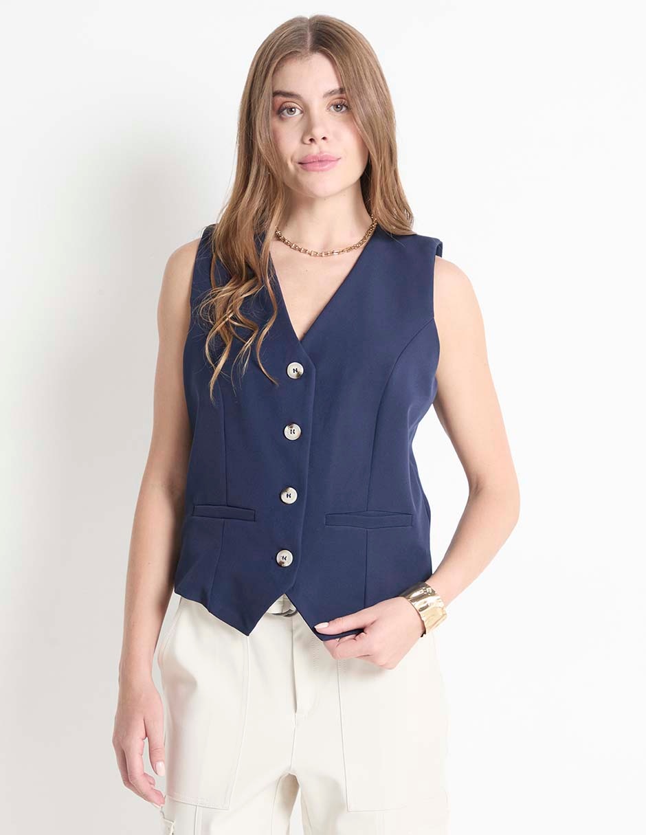 CHALECO CONTEMPO, 32, AZUL MARINO COM25