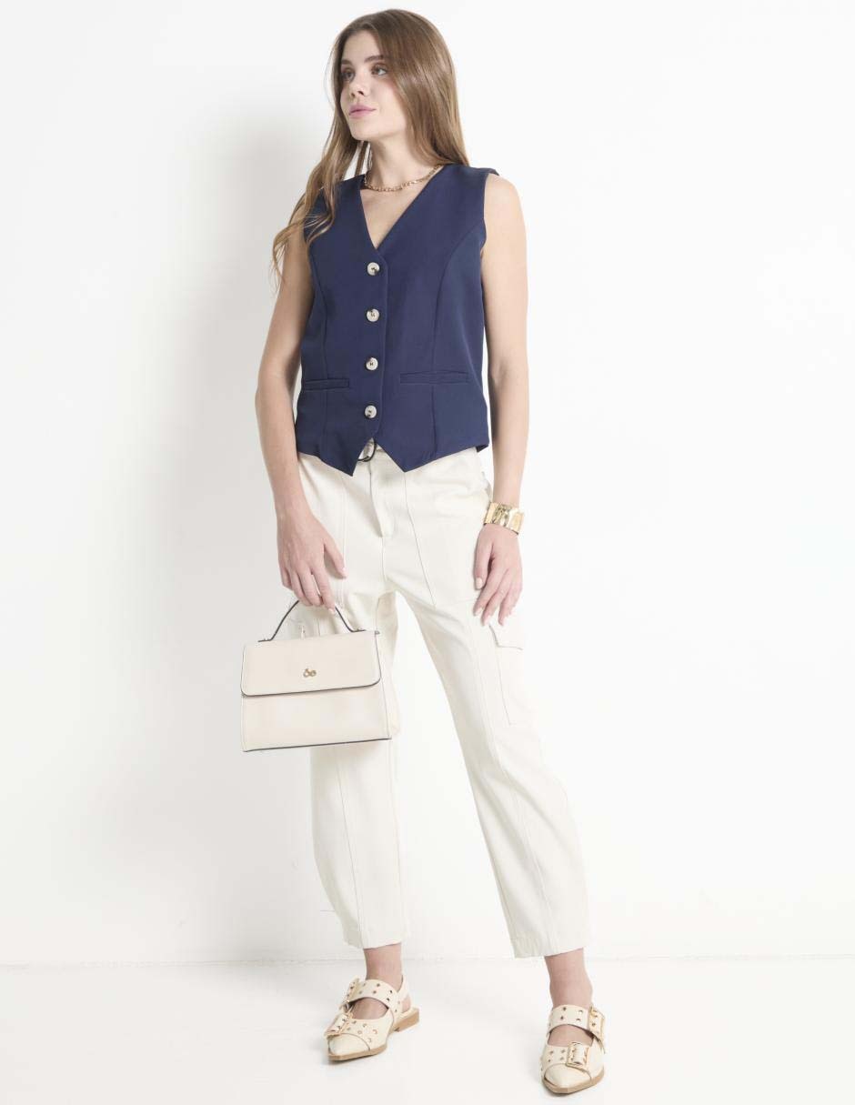 CHALECO CONTEMPO, 32, AZUL MARINO COM25