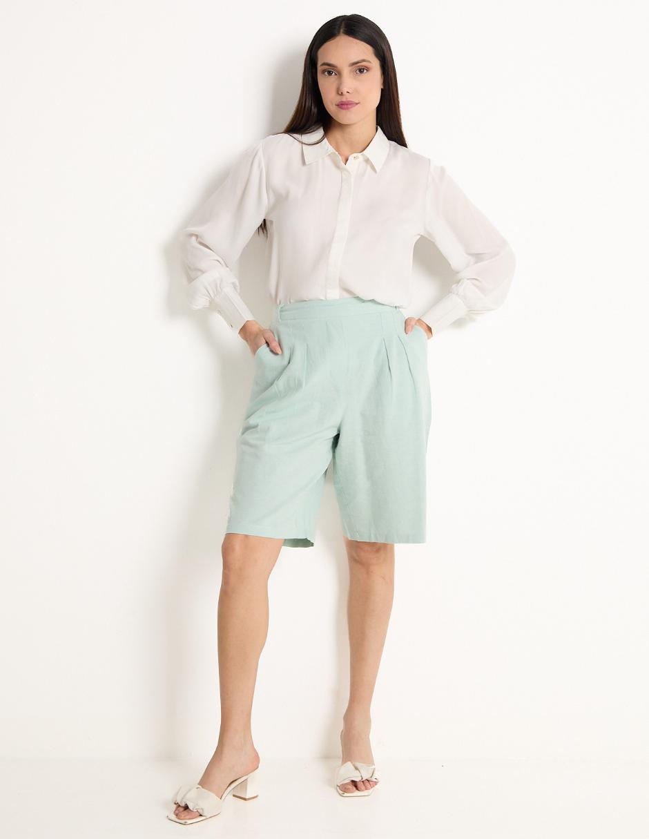 BLUSA COM25336-04 CONTEMPO, G, HUESO