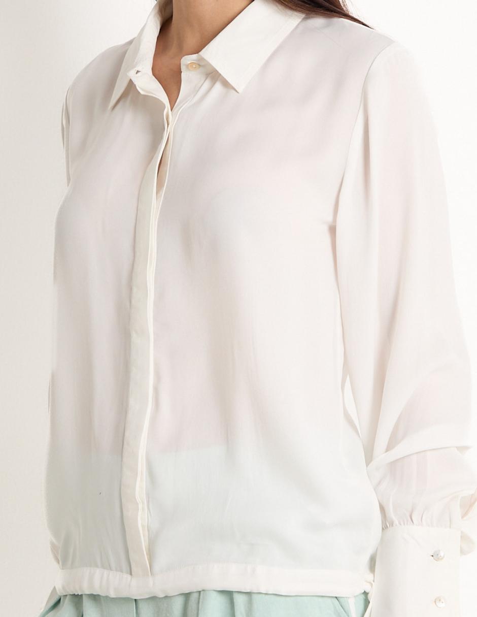 BLUSA COM25336-04 CONTEMPO, G, HUESO