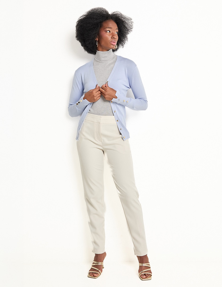 Pantalón de vestir slim para mujer 3