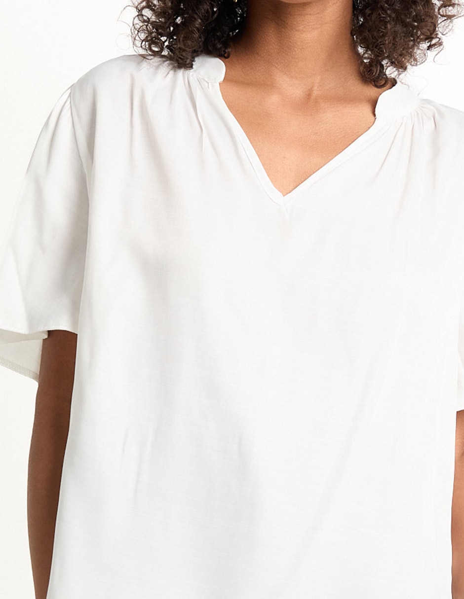 BLUSA COM25013-02 CONTEMP, ECH, BLANCO