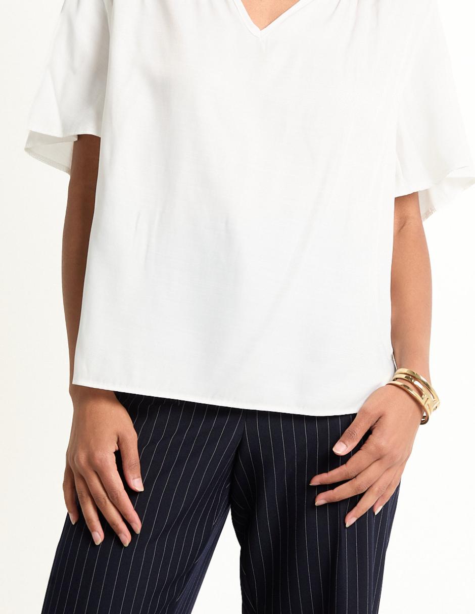 BLUSA COM25013-02 CONTEMP, ECH, BLANCO