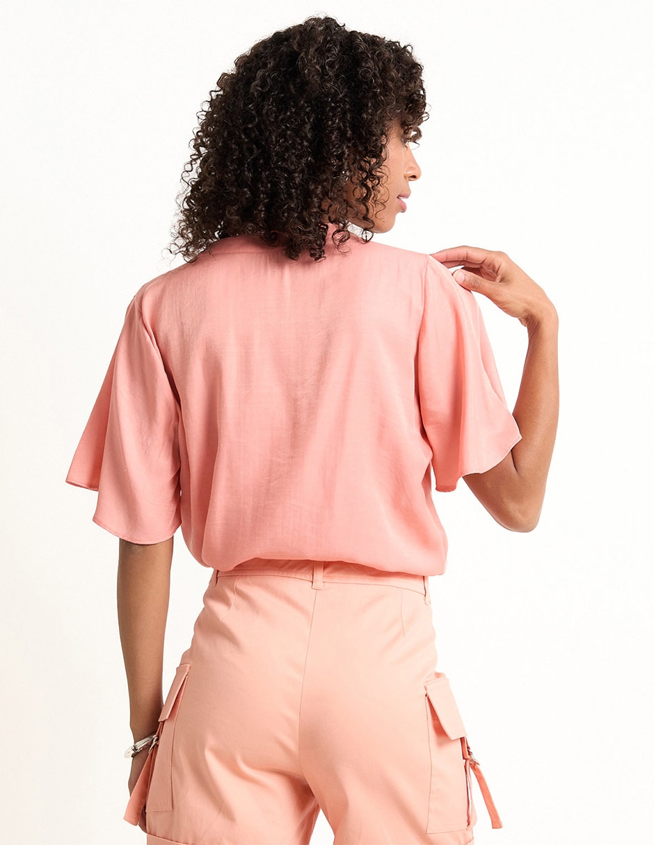 Blusa manga corta para mujer 2