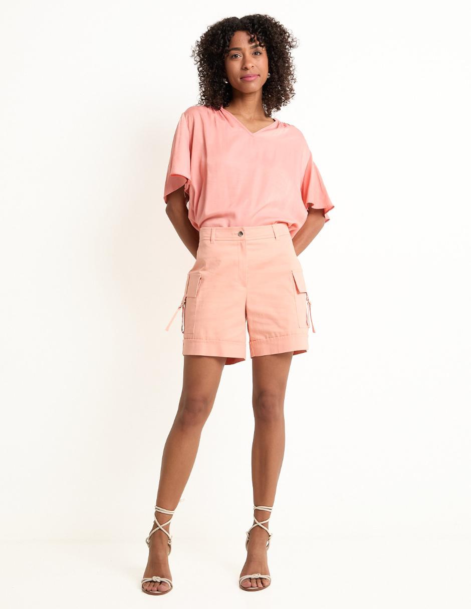 Blusa manga corta para mujer 3