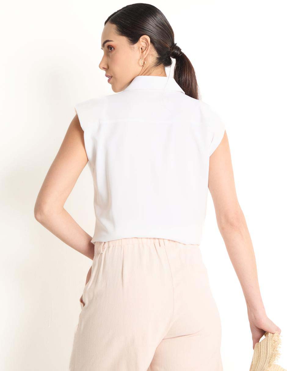 Blusa manga corta para mujer 2