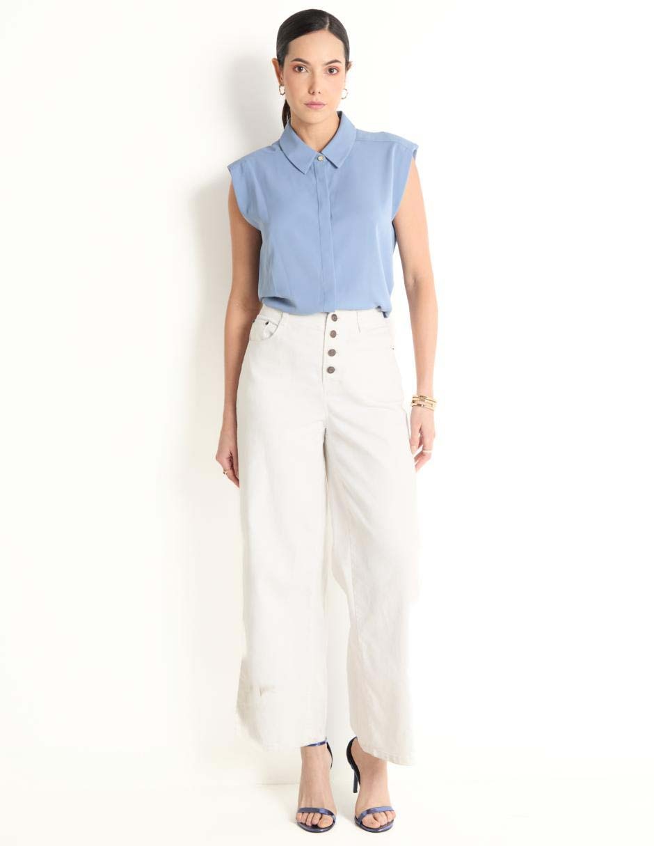 Blusa manga corta para mujer 3