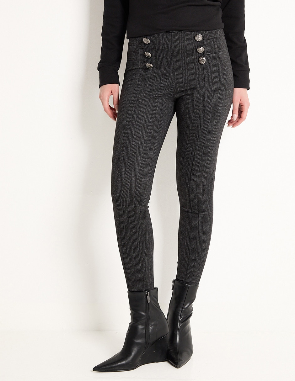Legging cintura alta con elástico para mujer