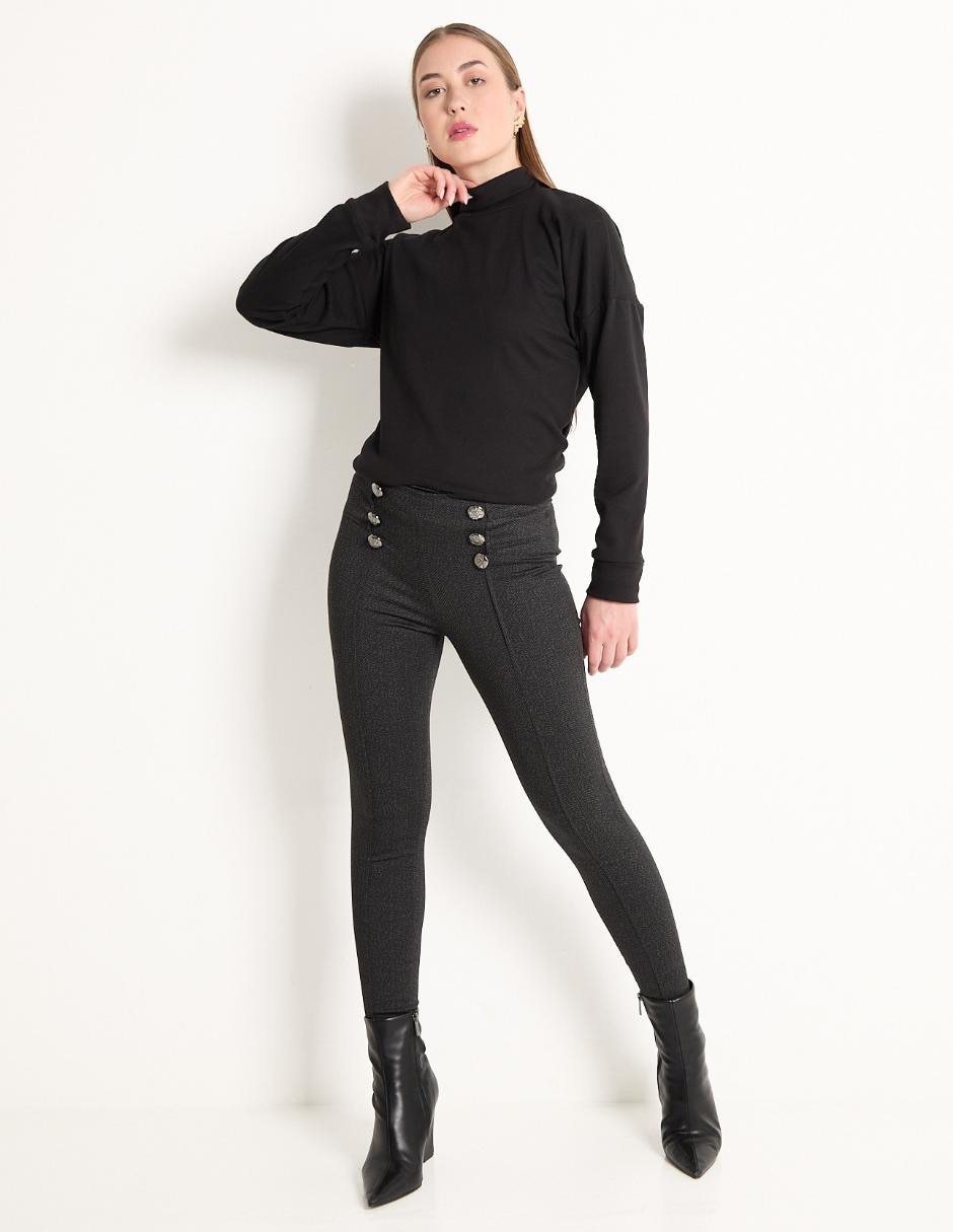 Legging cintura alta con elástico para mujer 3