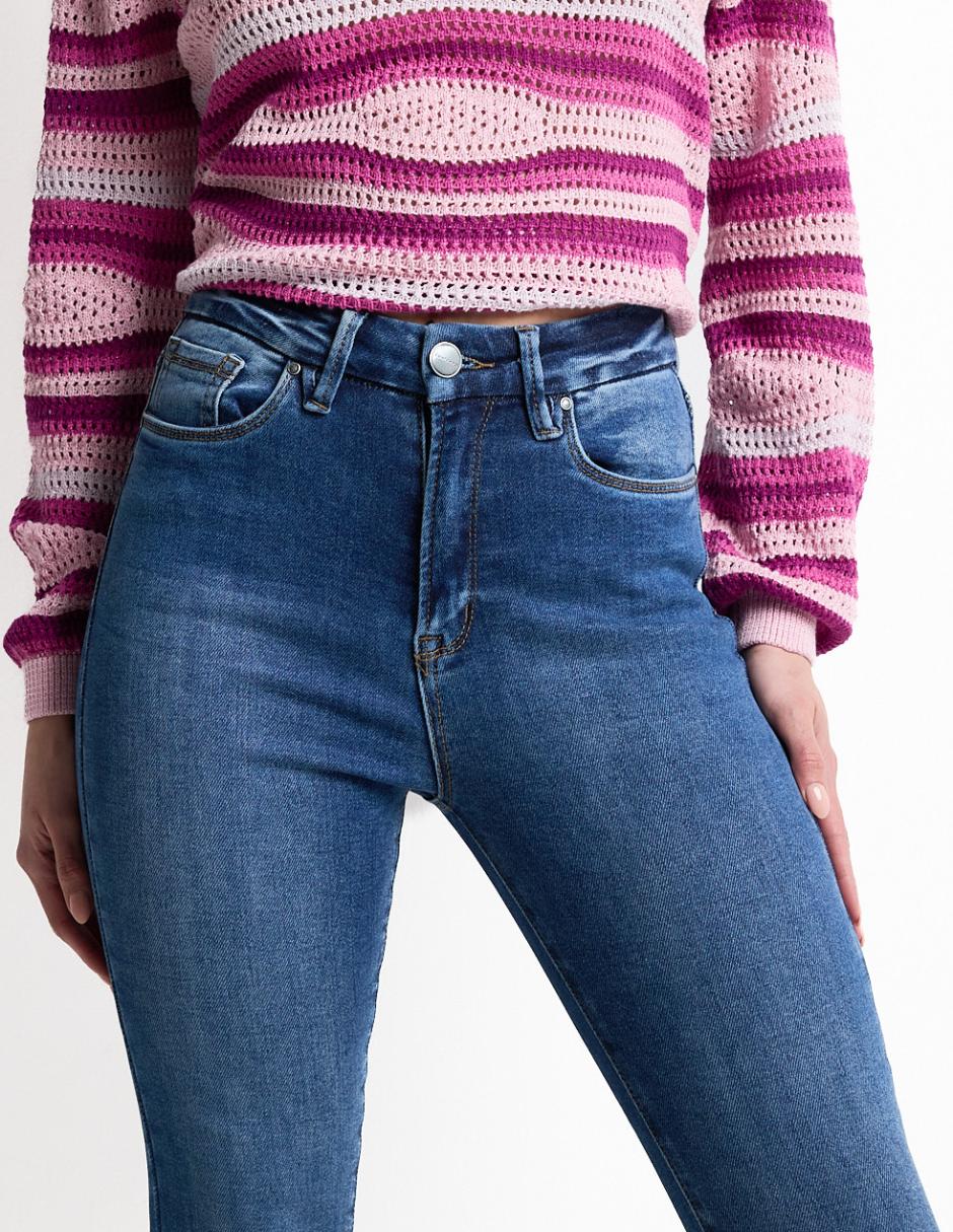 Jeans relaxed ultra skinny para mujer 4