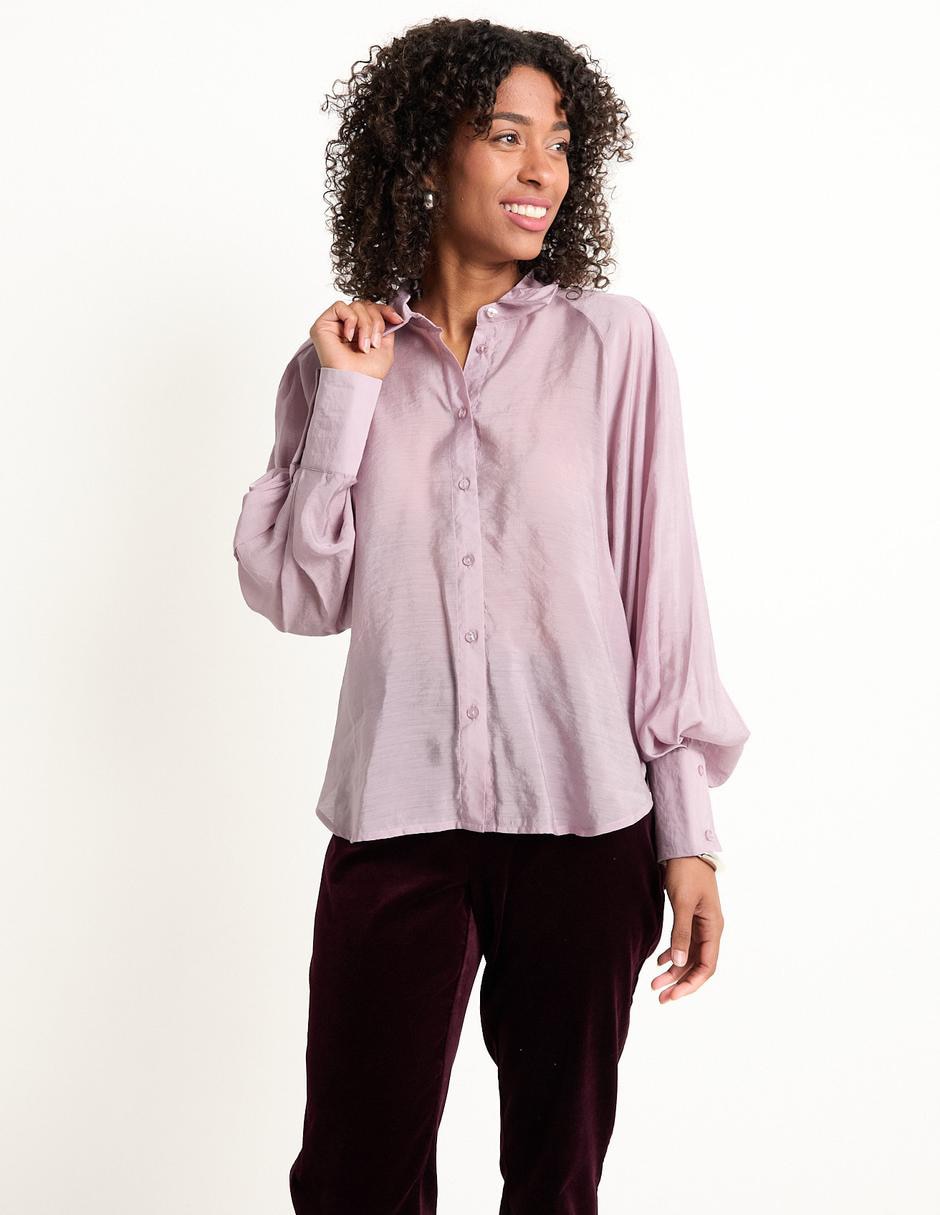 Blusa manga larga para mujer