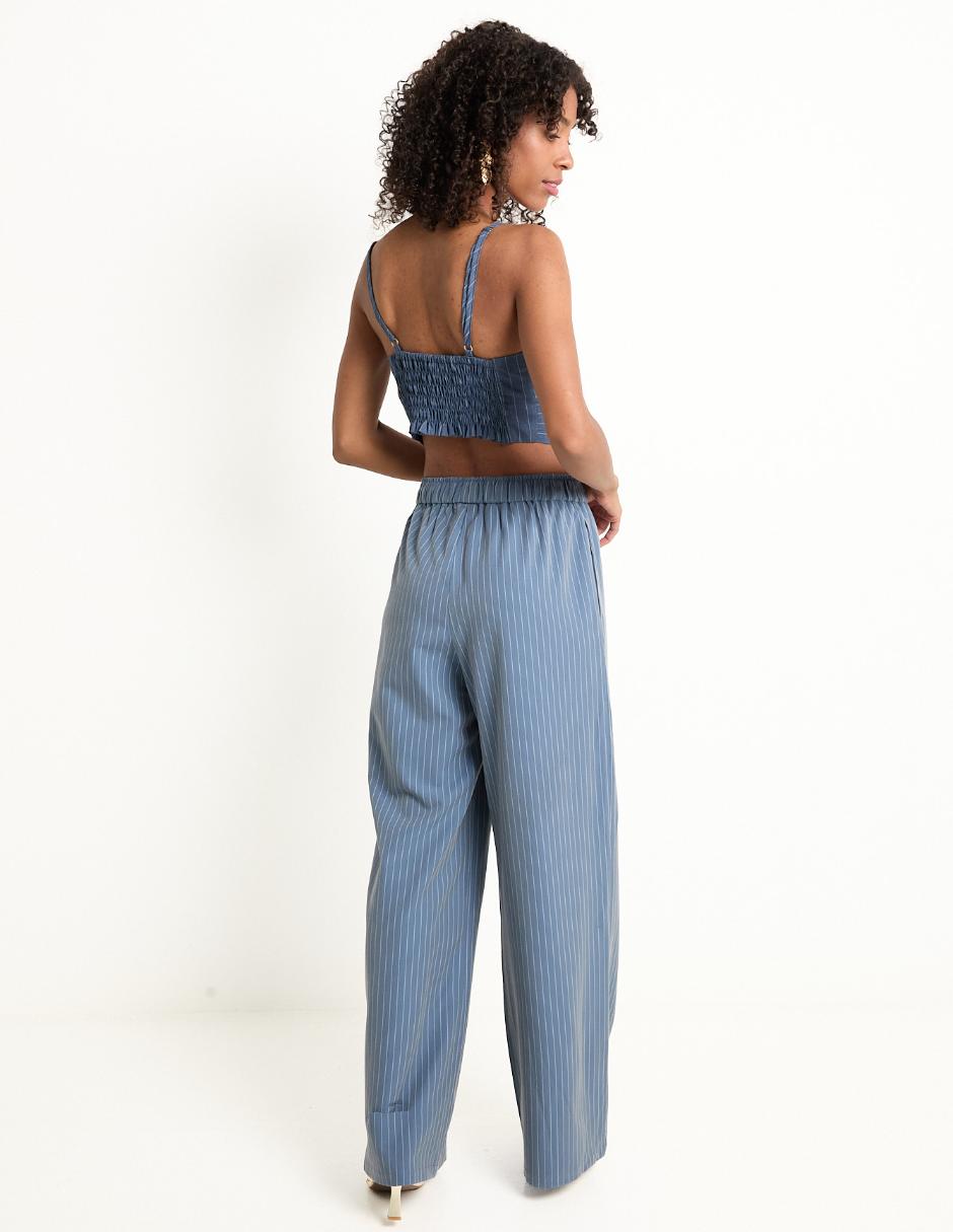 Pantalón de vestir amplio para mujer 2
