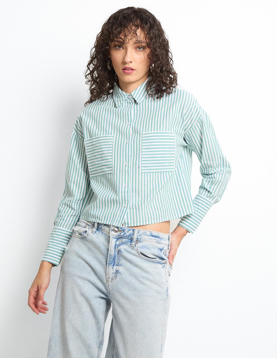 BLUSA COM25217-07, M, MALAQUITA CLARO
