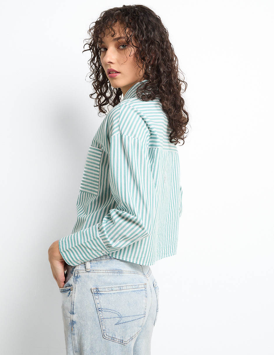 Blusa manga corta para mujer 2