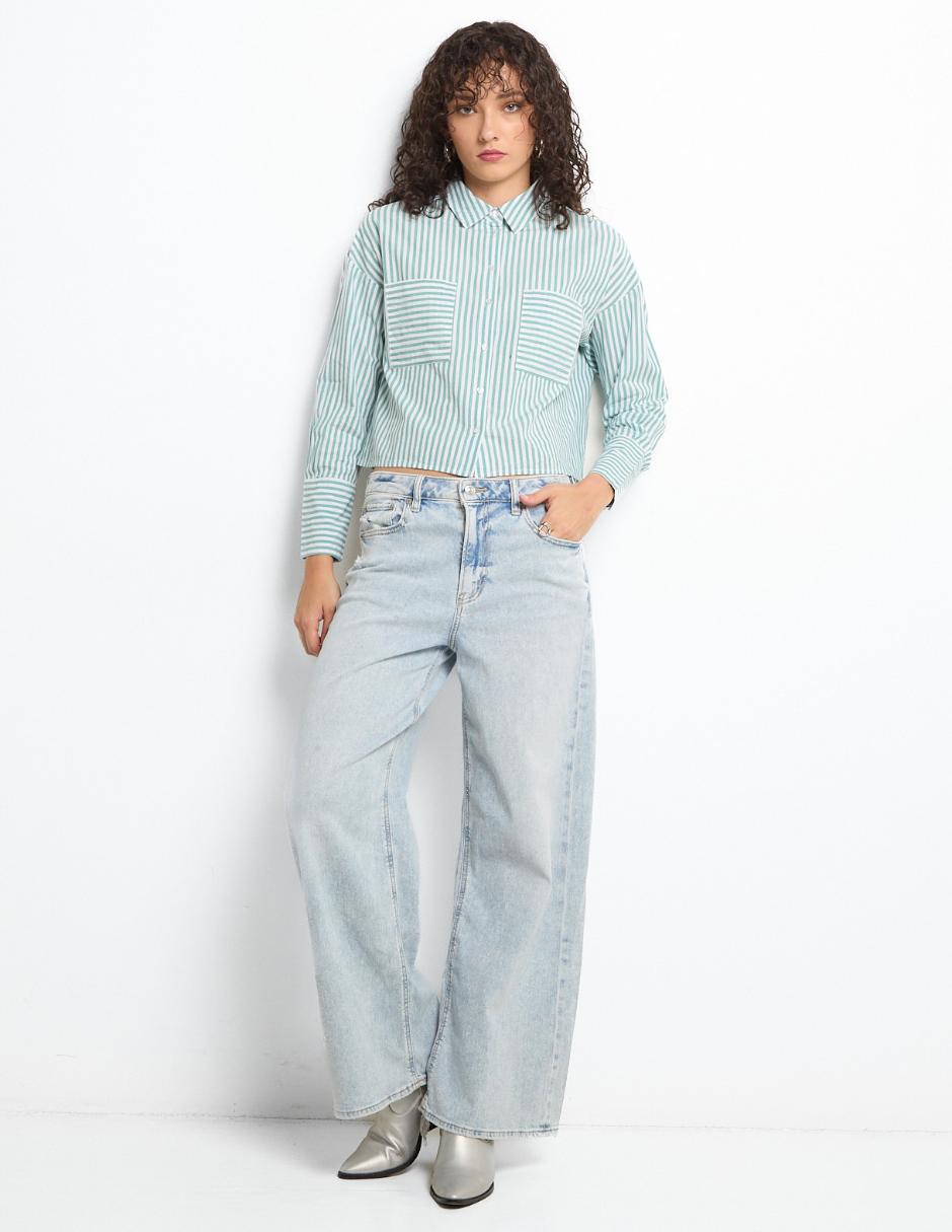 Blusa manga corta para mujer 3
