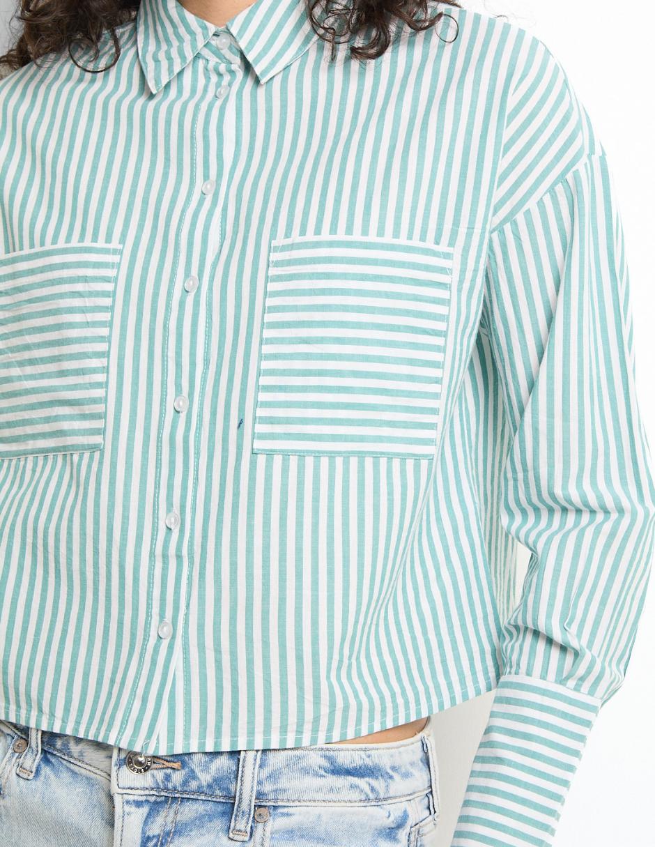 Blusa manga corta para mujer 4