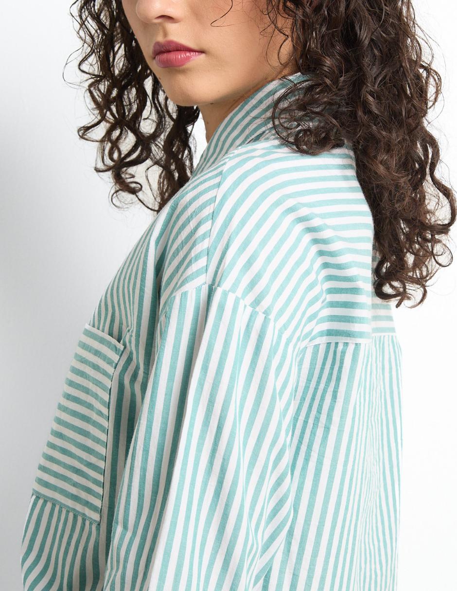 Blusa manga corta para mujer 5