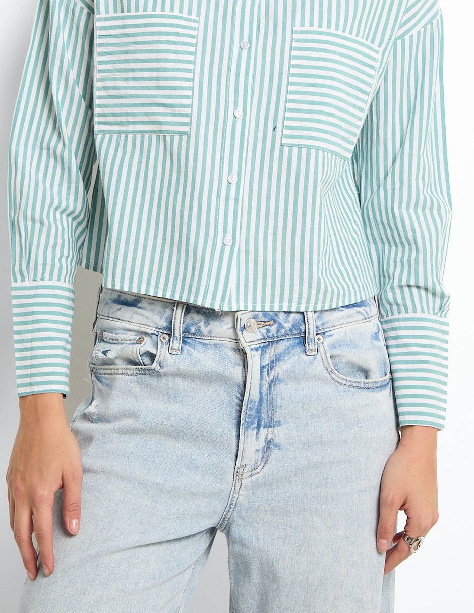 Blusa manga corta para mujer 6