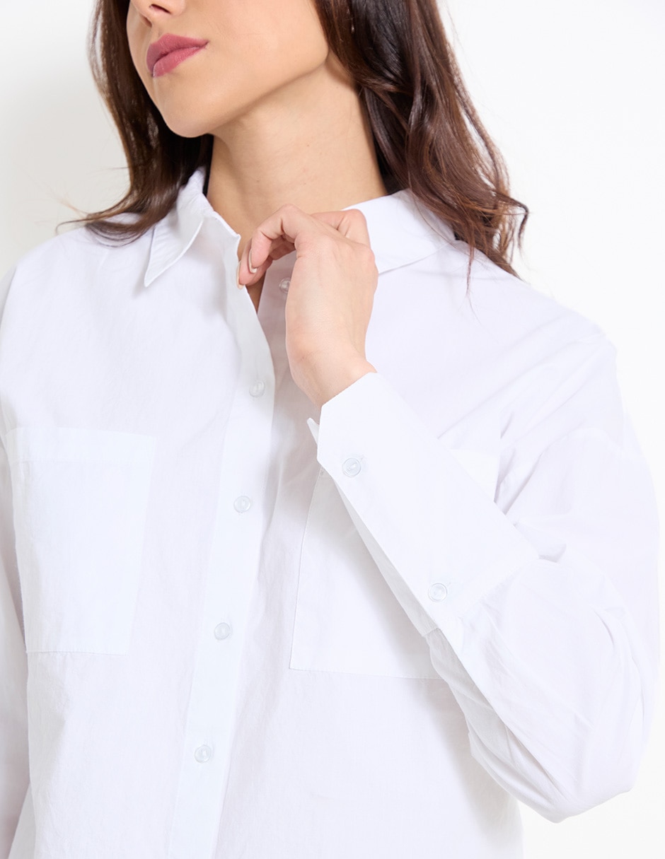 BLUSA COM25217-07H CONTEMP, EG, BLANCO