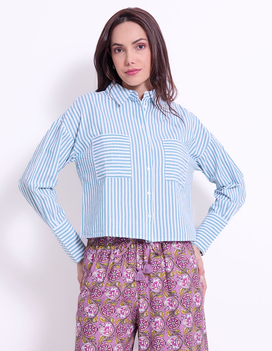Blusa manga larga para mujer Blusa manga larga para mujer