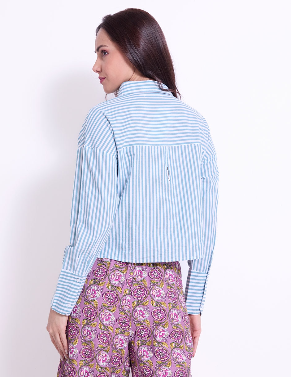 Blusa manga larga para mujer 3