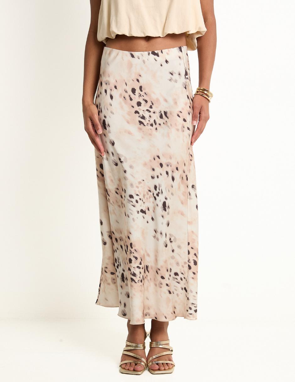 Falda crop a la cintura Falda crop a la cintura