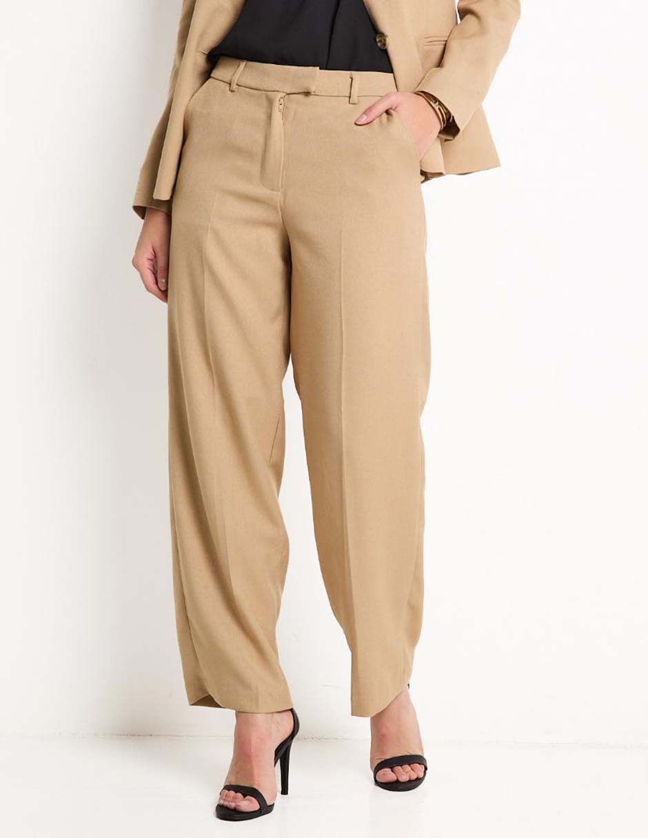 Pantalón de vestir straight para mujer Pantalón de vestir straight para mujer