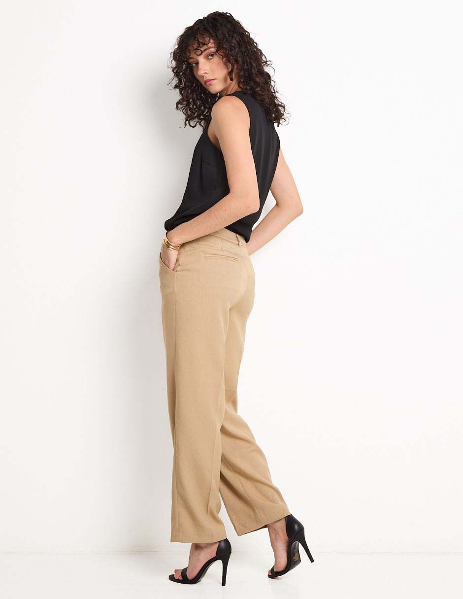 Pantalón de vestir straight para mujer 2