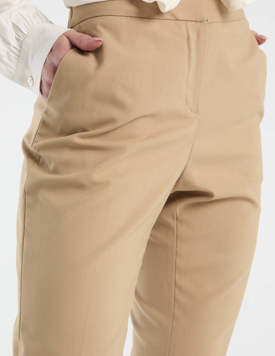 PANTALON CONTEMPO, 34, LATTE COM25011-1