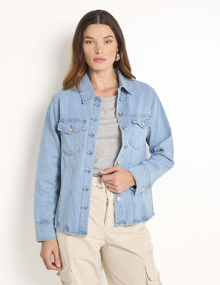 Chamarra denim para mujer Chamarra denim para mujer