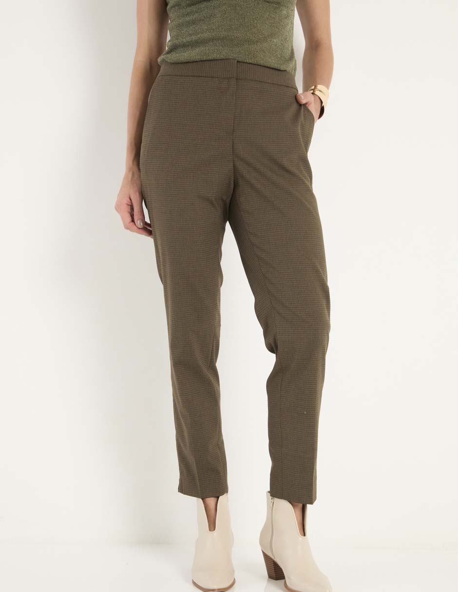 Pantalón de vestir slim para mujer Pantalón de vestir slim para mujer