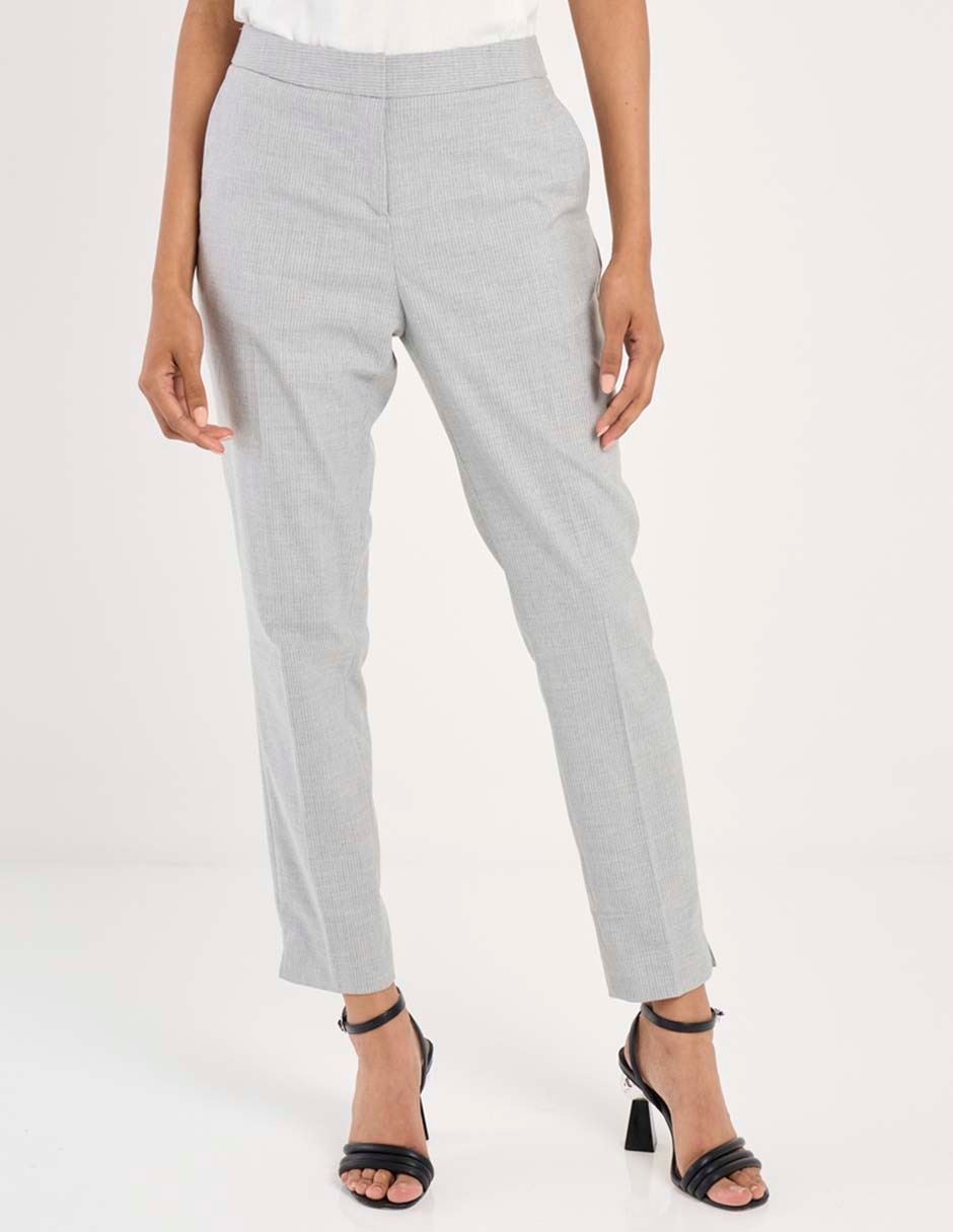 Pantalón de vestir slim para mujer
