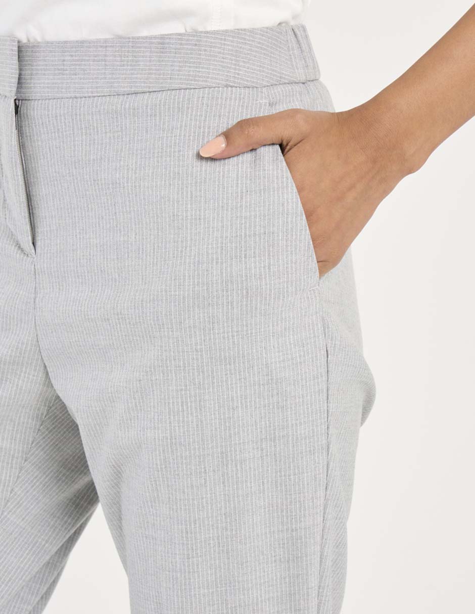 Pantalón de vestir slim para mujer 4