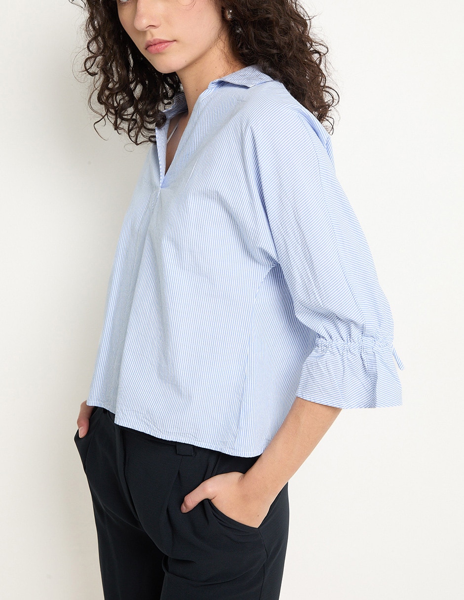 Blusa manga 3/4 para mujer 4