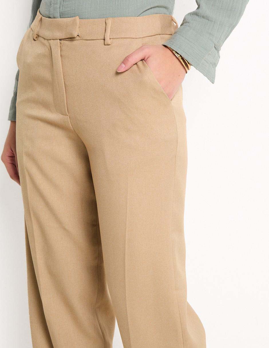 Pantalón de vestir straight para mujer 4