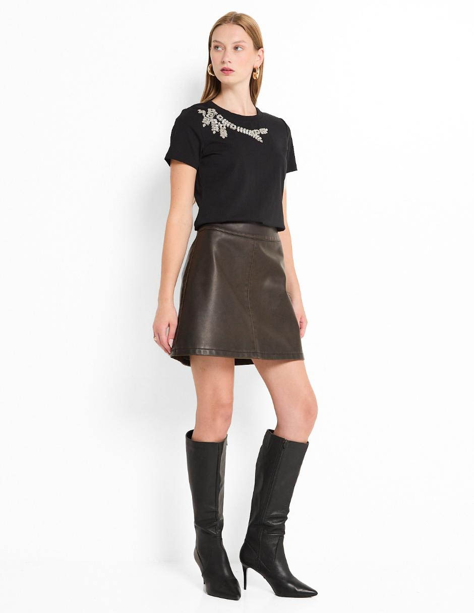 PLAYERA COM25308-08 CONTEM, ECH, NEGRO